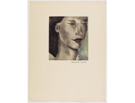 LYDIS, Mariette -  Dessins de Mariette Lydis pour illustrer les Fleurs du Mal. (PL VIII)