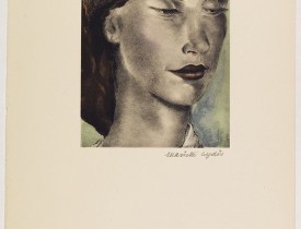 LYDIS, Mariette -  Dessins de Mariette Lydis pour illustrer les Fleurs du Mal. (PL VIII)