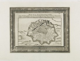 VAN DER AA, P. -  Projet de la Ville et  Forteresse de Nice.