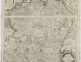 DELISLE, G. -  Carte du Brabant.