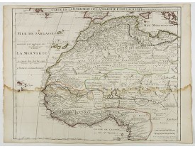 DE L'ISLE, G. -  Carte de La Barbarie de La Nigritie et de la Guinée. DE L'ISLE, G. -  Carte de La Barbarie de La Nigritie et de la Guinée.