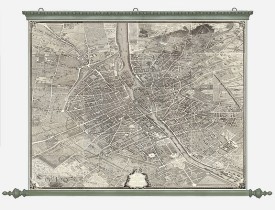 BRETEZ, Louis / TURGOT. -  Plan de Paris commencé l'année 1734, Dessiné et gravé sous les ordres de Messire Michel Etienne Turgot, prévost des marchands.
