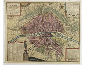 COQUART, A. -  Septième plan de la ville de Paris, son accroissement et ses embelisssemens sous Henry IIII et Louis XIII depuis 1589 jusqu'en 1643