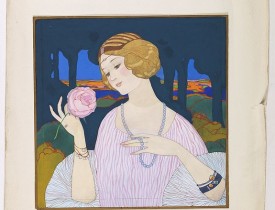 PICHON, R. (Workshop). -  (Art déco gouache)