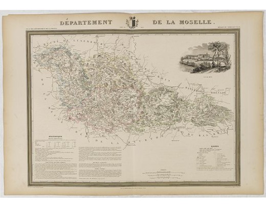 DONNET and MONIN. - Département de la Moselle. DONNET and MONIN. - Département de la Moselle.