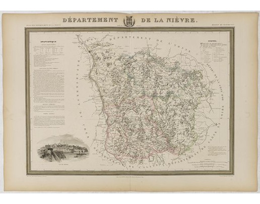 DONNET and MONIN. - Département de La Nièvre. DONNET and MONIN. - Département de La Nièvre.