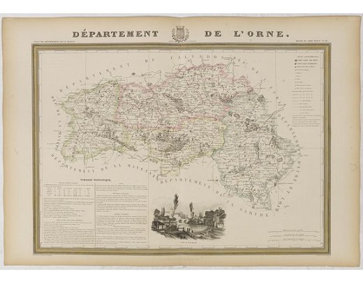 DONNET and MONIN. - Département de l'Orne. DONNET and MONIN. - Département de l'Orne.