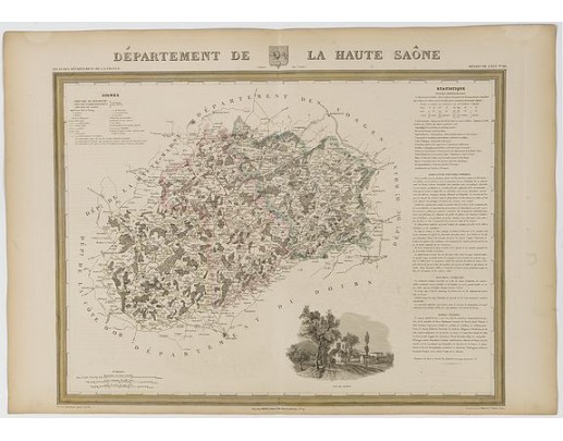 DONNET and MONIN. - Département de la Haute Saône. DONNET and MONIN. - Département de la Haute Saône.