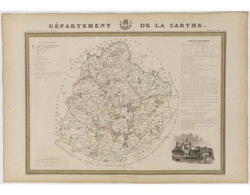 DONNET and MONIN. - Département de la Sarthe. DONNET and MONIN. - Département de la Sarthe.