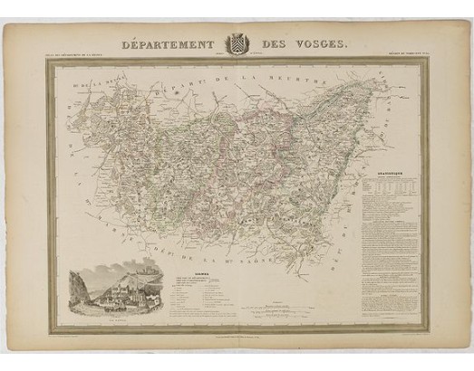DONNET and MONIN. - Département des Vosges. DONNET and MONIN. - Département des Vosges.