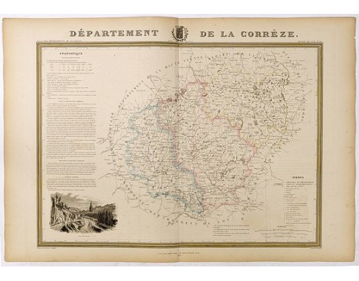 DONNET and MONIN. - Département de Corrèze. DONNET and MONIN. - Département de Corrèze.