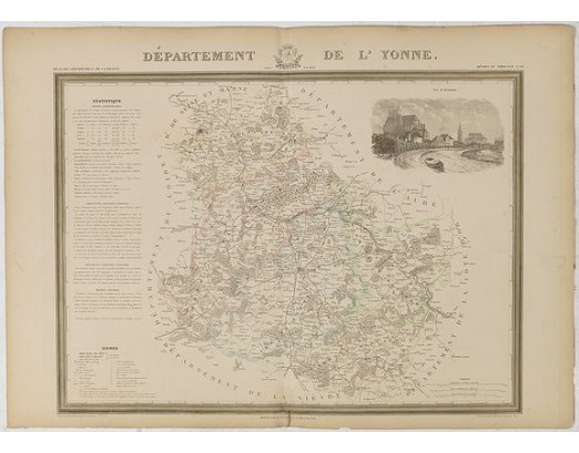 DONNET and MONIN. - Département de l'Yonne. DONNET and MONIN. - Département de l'Yonne.