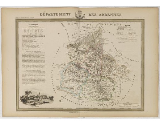 DONNET and MONIN. - Département des Ardennes. DONNET and MONIN. - Département des Ardennes.