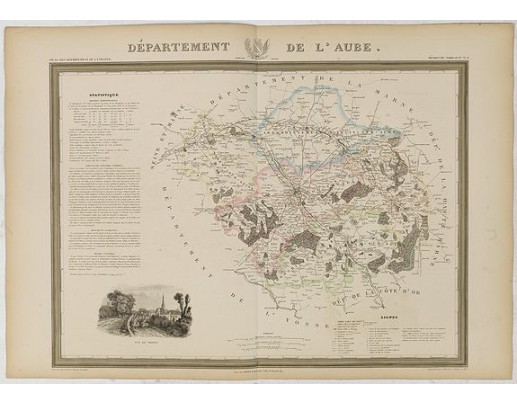 DONNET and MONIN. - Département de l'Aube. DONNET and MONIN. - Département de l'Aube.