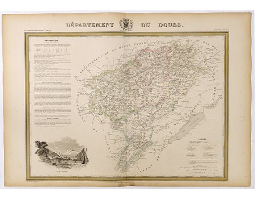 DONNET and MONIN. - Département de Doubs. DONNET and MONIN. - Département de Doubs.