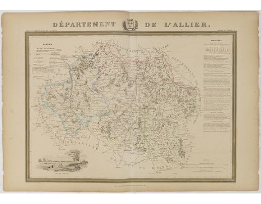 DONNET and MONIN. - Département de l'Allier. DONNET and MONIN. - Département de l'Allier.