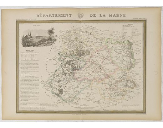 DONNET and MONIN. - Département de la Marne. DONNET and MONIN. - Département de la Marne.