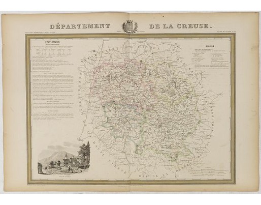 DONNET and MONIN. -  Département de la Creuse.