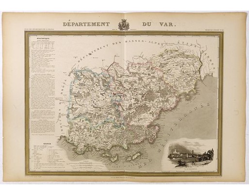 DONNET and MONIN. - Département du Var. DONNET and MONIN. - Département du Var.