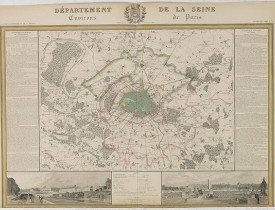 DONNET and MONIN. -  Département de La Seine, Environs de Paris.