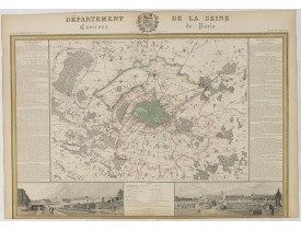 DONNET and MONIN. -  Département de La Seine, Environs de Paris. DONNET and MONIN. -  Département de La Seine, Environs de Paris.