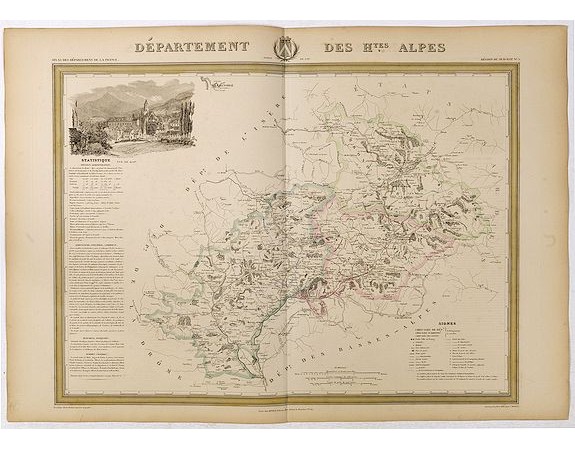 DONNET and MONIN. -  Département des Htes Alpes.