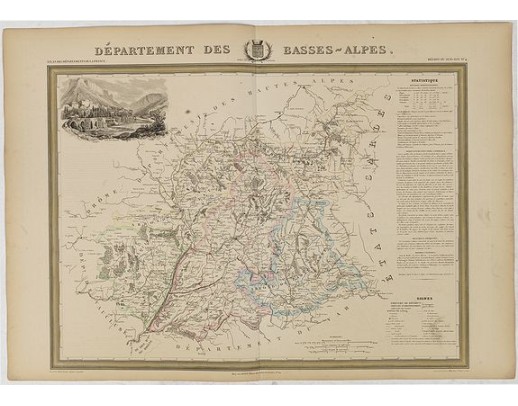 DONNET and MONIN. - Département des Basses-Alpes. DONNET and MONIN. - Département des Basses-Alpes.