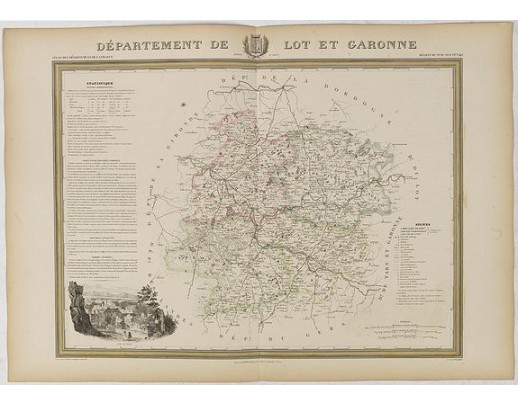 DONNET and MONIN. - Département de Lot et Garonne. DONNET and MONIN. - Département de Lot et Garonne.