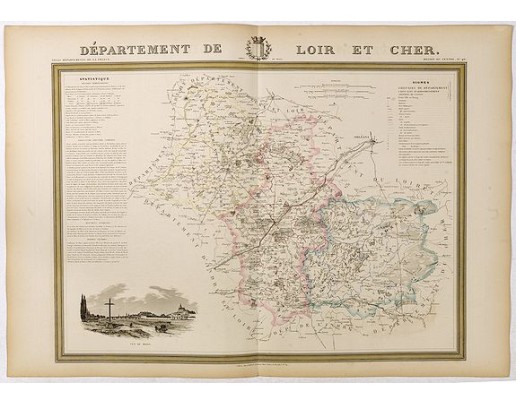 DONNET and MONIN. -  Département de Loir et Cher.