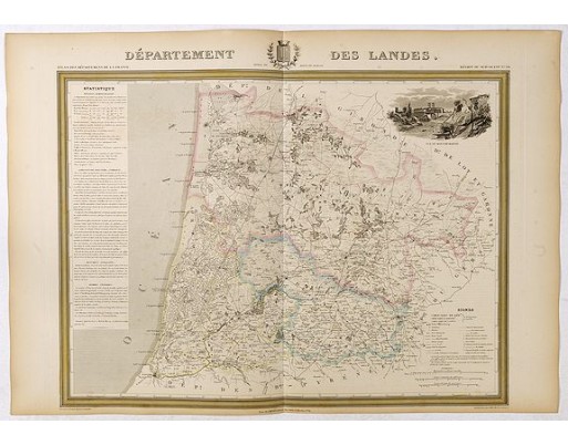 DONNET and MONIN. -  Département des Landes.