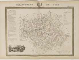 DONNET and MONIN. -  Département du Gers.