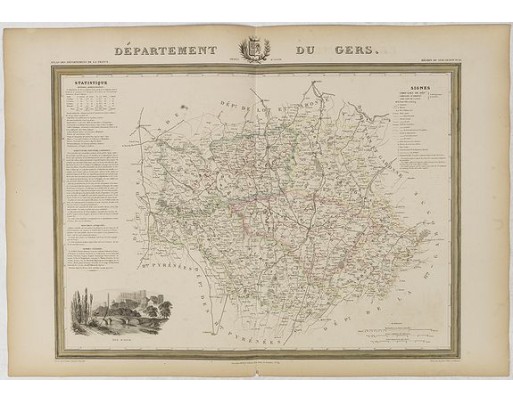 DONNET and MONIN. - Département du Gers. DONNET and MONIN. - Département du Gers.