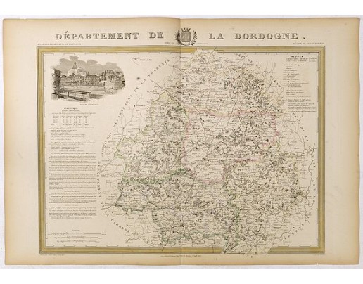 DONNET and MONIN. - Département de la Dordogne. DONNET and MONIN. - Département de la Dordogne.
