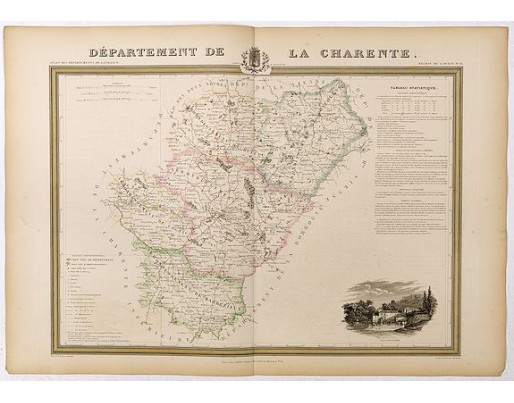 DONNET and MONIN. - Département de la Charente. DONNET and MONIN. - Département de la Charente.