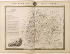 DONNET and MONIN. -  Département du Cantal.