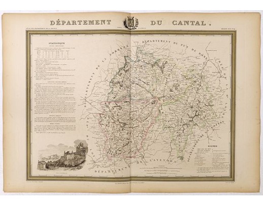DONNET and MONIN. - Département du Cantal. DONNET and MONIN. - Département du Cantal.