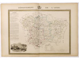 DONNET and MONIN. -  Département de l'Aude.