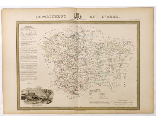 DONNET and MONIN. - Département de l'Aude. DONNET and MONIN. - Département de l'Aude.