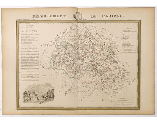 DONNET and MONIN. - Département de l'Ariège. DONNET and MONIN. - Département de l'Ariège.