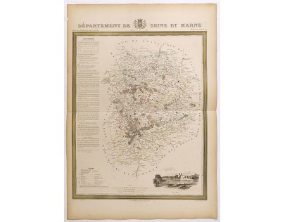 DONNET and MONIN. - Département de Seine et Marne. DONNET and MONIN. - Département de Seine et Marne.