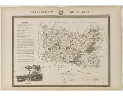 DONNET and MONIN. - Département de l'Oise. DONNET and MONIN. - Département de l'Oise.