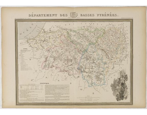 DONNET and MONIN. - Département des Basses Pyrénées. DONNET and MONIN. - Département des Basses Pyrénées.