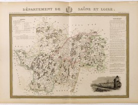 DONNET et MONIN. -  Département de Saône et Loire.