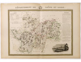 DONNET et MONIN. -  Département de Saône et Loire.