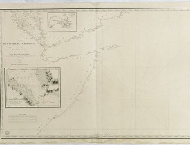 DÉPÔT GÉNÉRAL DE LA MARINE. -  Carte de L'Entrée de la Mer Rouge. Dressée par M.Daussy. . .
