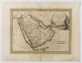 CASSINI, G.M. -  L'Arabia delineata sulle ultime osservazioni. CASSINI, G.M. -  L'Arabia delineata sulle ultime osservazioni.
