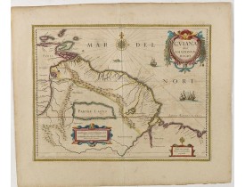 HONDIUS, H. -  Guiana sive Amazonum Regio.