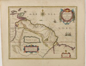 HONDIUS, H. -  Guiana sive Amazonum Regio.