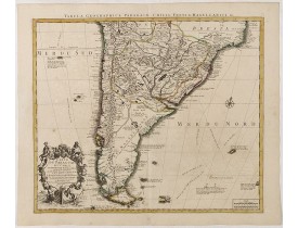 COVENS, J. / MORTIER, C. -  Carte du Paraguay, du Chili, du Detroit de Magellan &c.