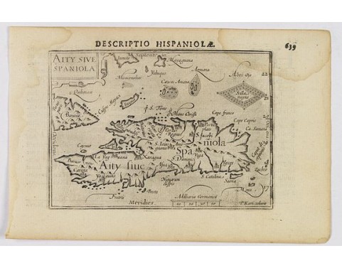 BUACHE, S. -  Carte de la Dominique prise par les Francois.